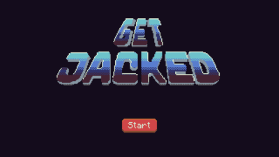 Screenshot from Get Jacked Title Screen