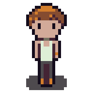 Pixel character