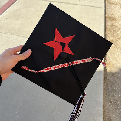 My decorated graduation cap